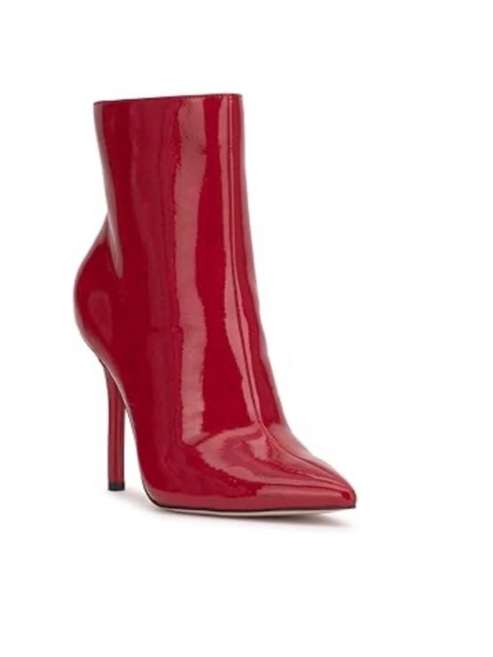 Jessica Simpson Red Patent Pointed Stiletto Ankle Boot Size 12